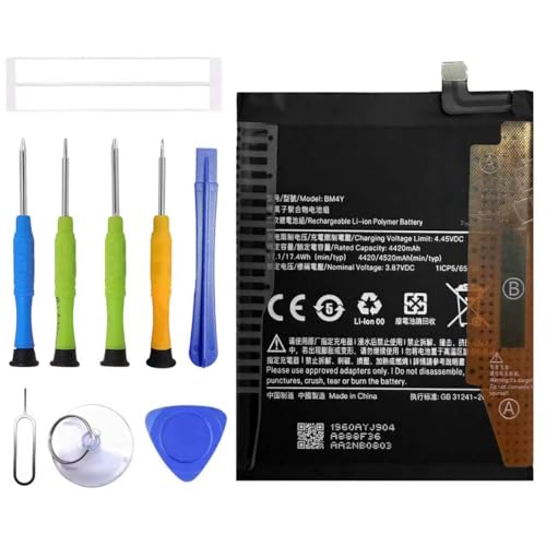 Batterie BM4Y pour Xiaomi Poco F3 et Redmi K40 avec outils