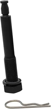 Yakima StraightShot with Powder Coated Finish Type, Threaded Pin, and Heavy Duty Steel Construction for Bicycle and Car Racks, Black