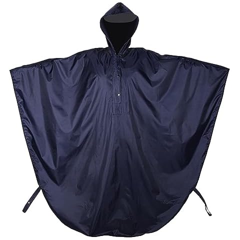 Haokaini Wheelchair Cape Poncho Waterproof Rain Poncho Reflective Adult Mobility Rain Cape with Hood Raincoat Clothing for Elderly Disabled Electric Wheelchair 115cm / 45.3inch Cover