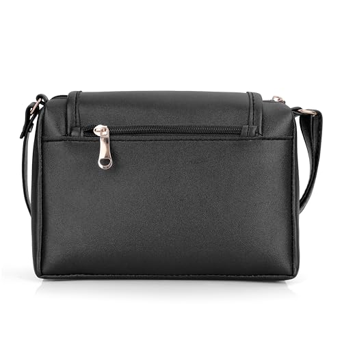Image of J I ACCESSORIES Women's Stylish Crossbody Sling Bag - Elegant PU Leather Small Shoulder Purse with Adjustable Strap - Casual & Travel Handbag
