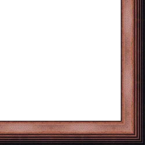 Picture Frame Moulding (Wood) 100ft Bundle - Contemporary Walnut Finish - 1.5" Width - 9/16" Rabbet Depth