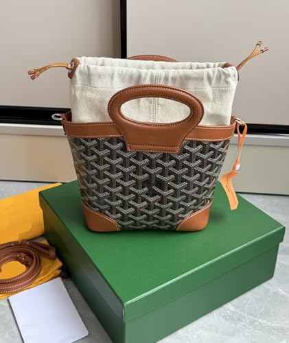 Bolso cruzado de cuero genuino para mujer HIONRE miniatura 2