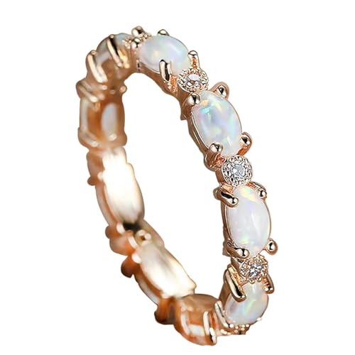Bijoux de fiançailles en opale blanche, le cadeau d'amour parfait