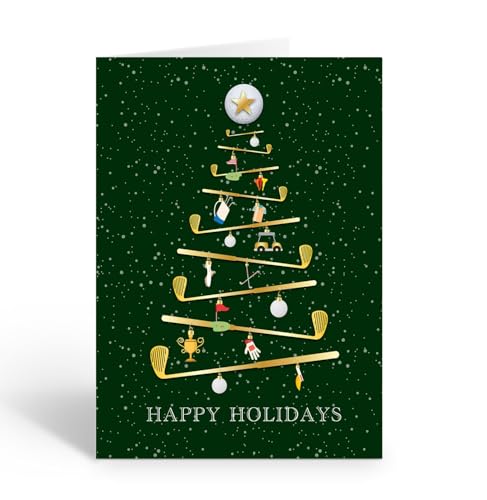 Stonehouse Golf Christmas Tree Card