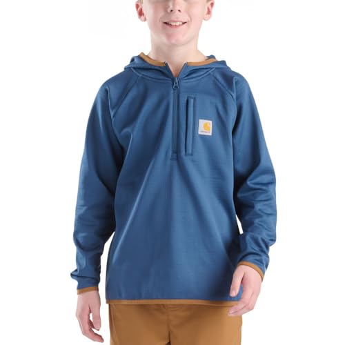 Carhartt Kid's CA6778 Force® Long-Sleeve Quarter Zip Sweatshirt - Boys