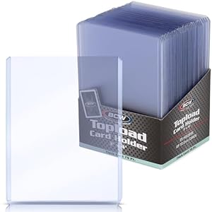 25 BCW 3x4 Topload Card Holder 79 Pt