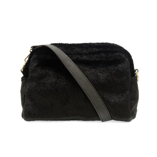 Joy Susan Womens Fashion Purse Ginny Faux Fir Crossbody Hand