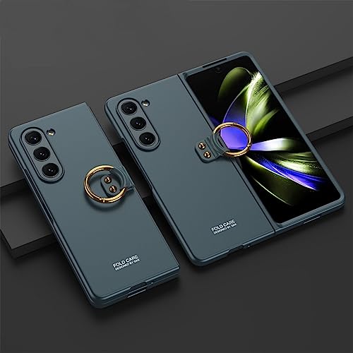 Coque Samsung Galaxy Z Fold5 étui ultra-mince avec anneau support intégré noir