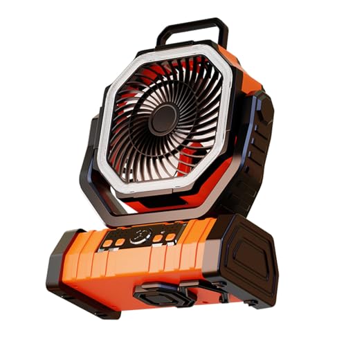 Ventilador recargable USB para acampar con batería de larga duración 2
