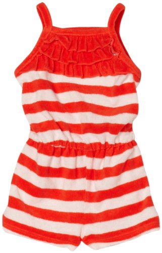 Mameluco de tela de rizo para niña Splendid Littles de algodón premium color rosa