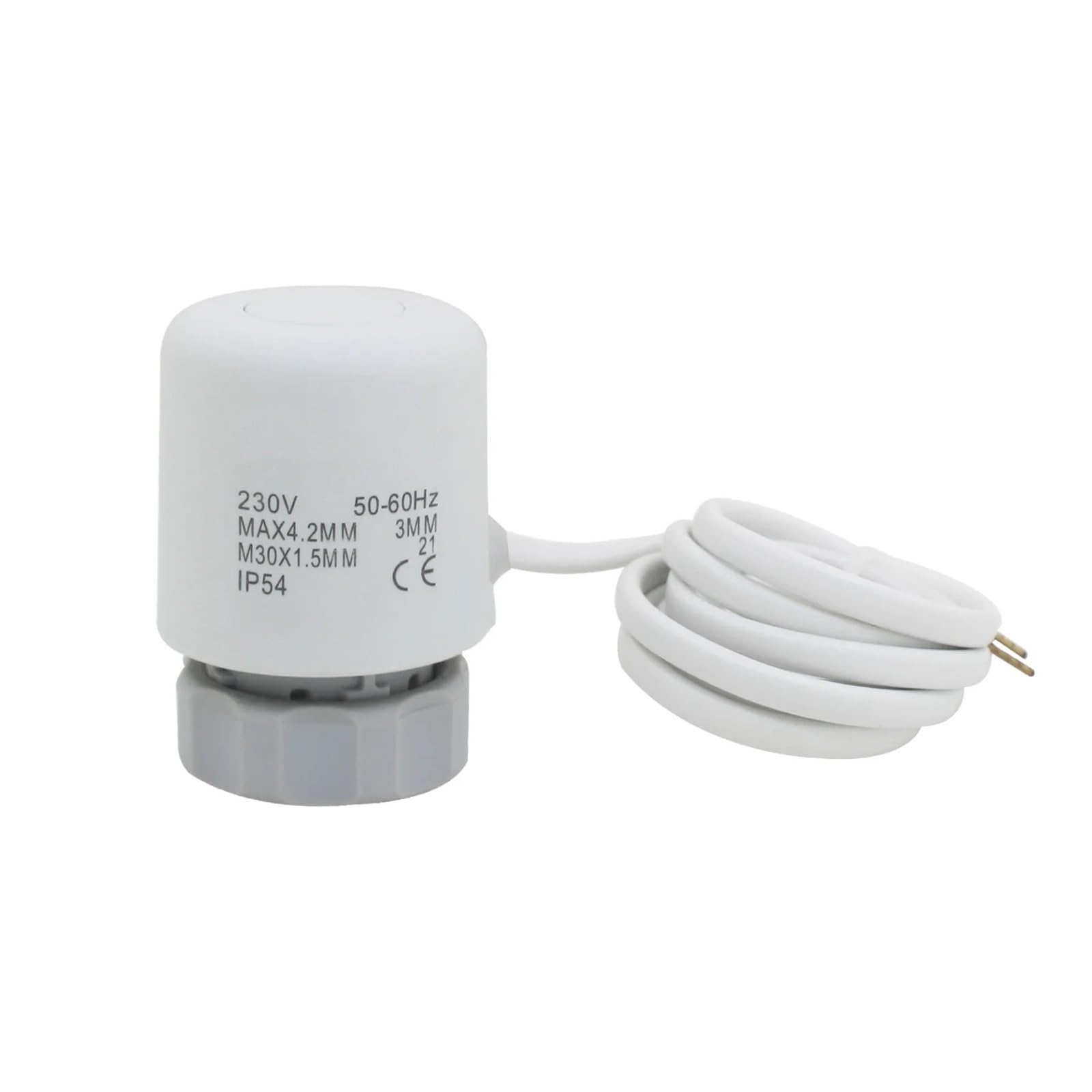 AWWVRLMM thermal actuator head for thermostat manifold underfloor heating radiator normally opened closed 24V 230V NO NC