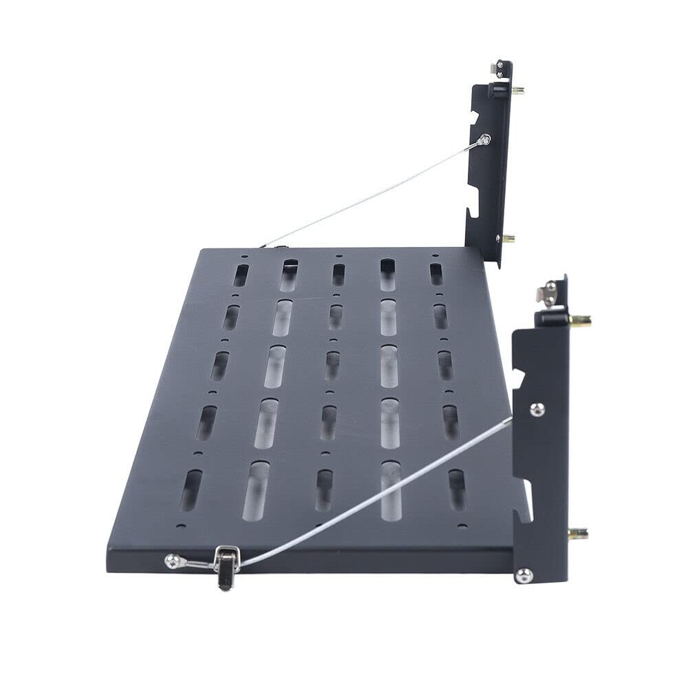 Tavolo Pieghevole In Acciaio Per Portellone Jeep Wrangler JK (2007-2017) – Capacità 34 Kg, Nero