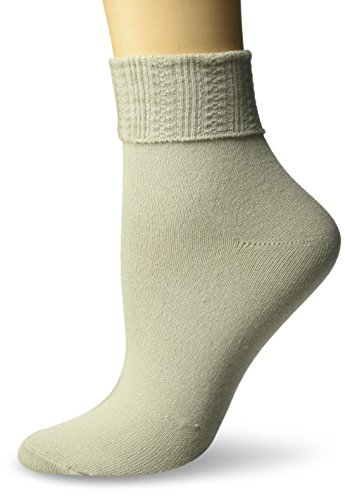 Fruit of the Loom Women's 1 Pair Pack Turn Cuff Sock