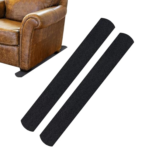 Almohadillas antideslizantes para guías de muebles, juego de 2 cojines antideslizantes para sofá y sillones – Protección del suelo y mordazas para silla en apartamento, oficina, casa dormitorio