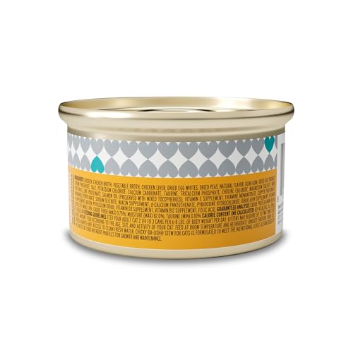 Image of I and love and you Wet Cat Food - Chicky-Da-Lish Stew - Chicken Recipe, Grain Free, Filler Free, 3oz Pack of 24 Cans