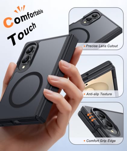 Image of FNTCASE for Galaxy Z Fold 8 Case: Compatible with MagSafe Hinge Protection