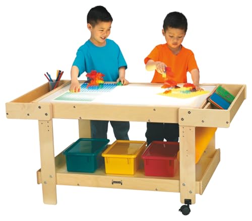 Jonti-Craft 58505JC Creative Caddie Light Table with 2 Bins