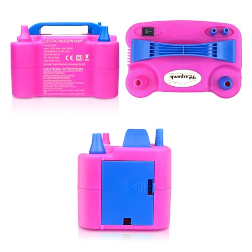 Flsepamb QQB73005 Balloon Pump, Electric Balloon Pump,Portable Dual Nozzles Electric Balloon Air Pump 110V 600W thumb #2