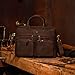LEABAGS Dallas genuine buffalo leather briefcase in vintage style - Muskat