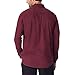 Wrangler Authentics Men's Long Sleeve Canvas Shirt, tawny port, L