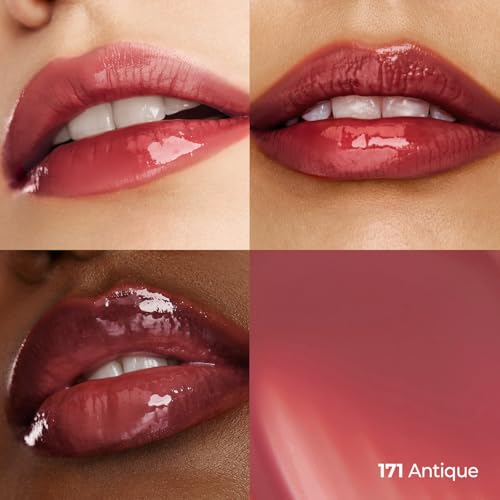 Image of Laka Fruity Glam Tint | Glowing Korean Lip Tint with Hydrating Lightweight Texture | Buildable Color, Non-Sticky High Shine Gloss | K-Beauty Korean Makeup | #171 Antique, 0.15oz