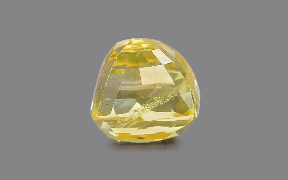 Saphir jaune naturel pour rituels astro et méditation pure - 4
