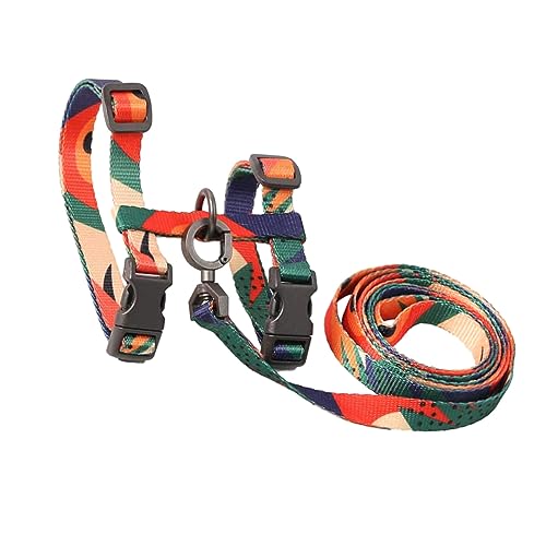 YARNOW Correa para Gato De Poliéster Pom Correa De Arnés Antiescape para Pasear Gatos Suministros para Mascotas El Exterior