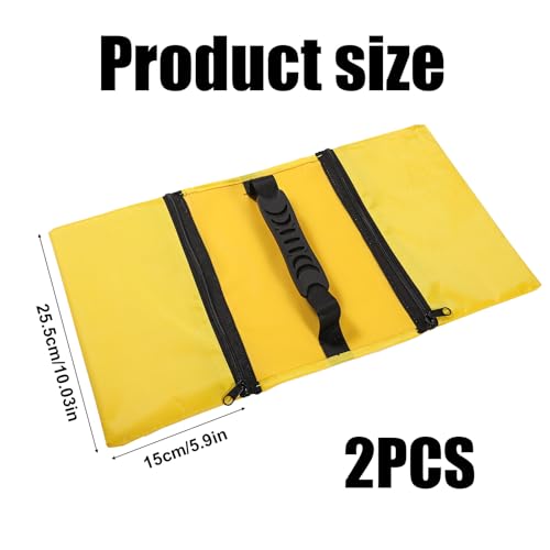 Image of 2pcs RV Sewer Weight Bag, Sewer Hose Support, RV Hose Fastening Device with Zipper Camper Sewer Accessories to Decrease Accidental Spillage and Prevents Waste Lines from Dislodging