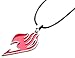 Produktbild New Costume Anime Fairy Tail Natsu Dragneel Guild Cosplay Red Pendant Necklace Accessories Party