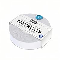 WoodPress® 19mm Mattweiße Melamin Kantenumleimer mit Schmelzkleber – 7,5m Rolle – Einfaches Aufbügeln für Heimwerker