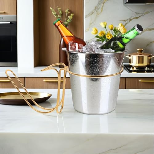 Porte-seau à glace portable pour table afin de libérer de l'espace - 7