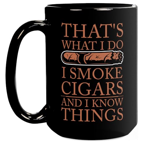 Funny Cigar Gifts Mug 15oz for Men, Dad, Boss, Brother