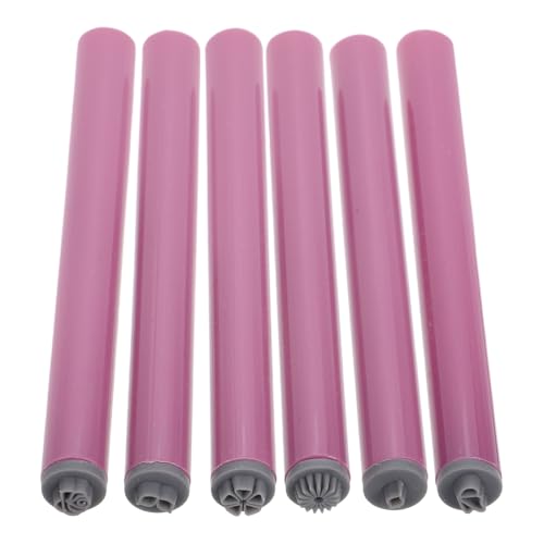 BIUDECO 6pcs Nail Art Stamping Pens Floral Patterns for Easy Nail Designs for Girls Women for All Skill Levels