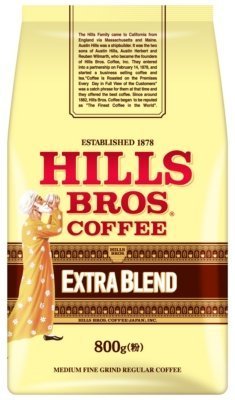 Amazon | 日本ヒルスコーヒー エキストラ ブレンド 徳用 袋 800g