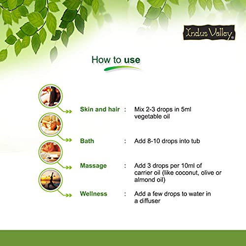 Indus Valley 100% Pure Natural & Organic, Undiluted Tea Tree Essential Oil with Therapeutic Grade & Glass Dropper for Skin, Hair Care -15ml - Image 5