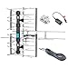 CeKay Outdoor Digital HD TV Antenna with High Gain and Low Noise Amplifier for UHF/VHF - Long Range, 40FT RG6 Coaxial Cable, 2 Way Splitter, Easy Installation - Upgraded Version