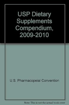 Hardcover USP Dietary Supplements Compendium, 2009-2010 Book