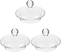 Vista 1 de DOITOOL Infusor de té 3 piezas de tapa de vidrio de repuesto, repuesto de tapas transparentes, repuesto de tapa de tetera para tetera pequeña, ollas