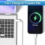Yisica Kabel USB C, szybkie ładowanie, pleciony nylonowy kabel do Samsung Galaxy A15, A55, A56, A16, A35, A05s, A54, A34, A14, A53, A33, A25, A23, A13, A04s, A52, A32, A22, A12, A51, S23 S24 Ultra