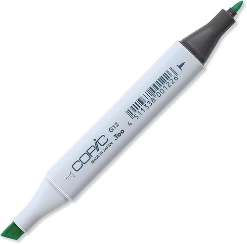 Miniatura 11 de Copic Marcador de alcohol clásico, de doble punta, C3-Copic, gris frío Gris frío 3,Amarillo bario,Gris neutro 0,Gris neutro 10,Verde mar,Tóner gris