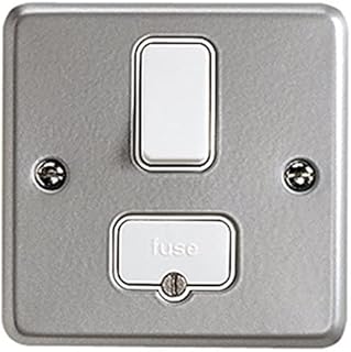 MK Metalclad Plus K0942 ALM 13 amp Double-Pole Switched Connection Unit , Grey