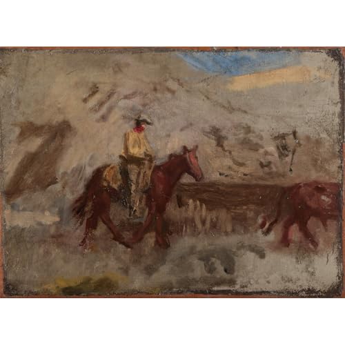 Impression giclée Thomas Eakins Cowboy au travail pour habiller un grand mur vide de salon