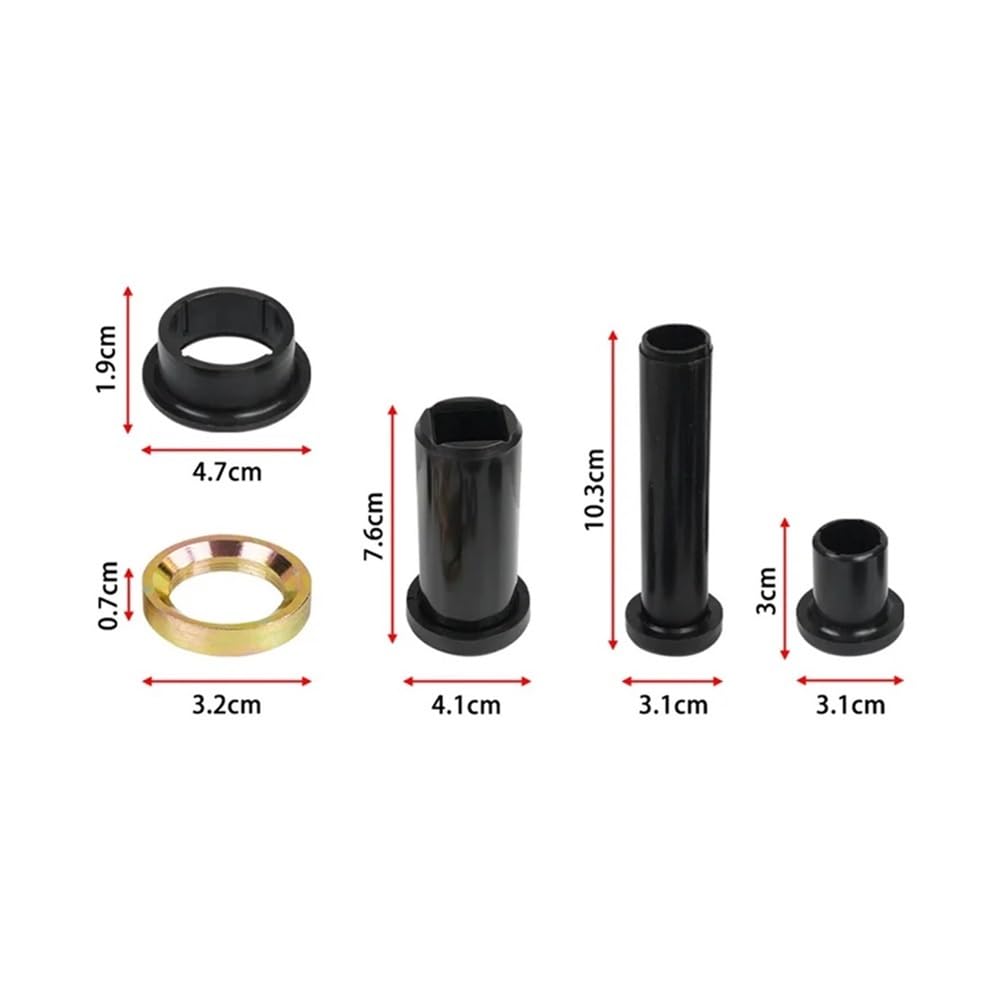 Zestaw zamienny tulei wahacza tylnego zawieszenia pasujący do POLA Sportsman 400, 500, 700 – zawiera 5020677, 5433063, 5433413, 5433066