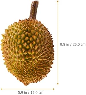 Gadpiparty Artificial Imitation Durian Fruit Decorations Fake Fruit Simulation Durian Table Centerpieces for Party Durian Model Artificial Durian Decoration Artificial Fruit