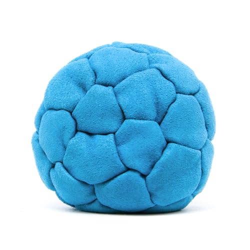 Skill Addicts Pro Footbag, Professioneller Hacky Sack mit 32 Paneelen und Metallfüllung, Lern-App für HäckySack Tricks inklusive - Dunkles Türkis