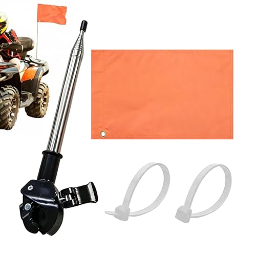 Bandera de seguridad para kayak impermeable y visible en rutas de carretera