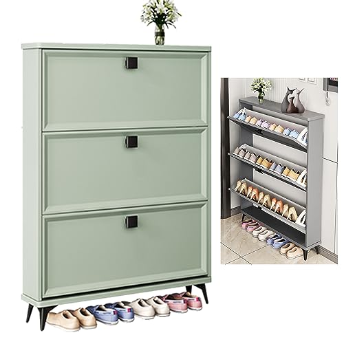 Armoire de rangement à chaussures haut de gamme en bois massif pour entrée