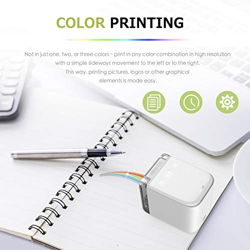 Mini imprimante jet d'encre couleur portable au design haute précision - 3