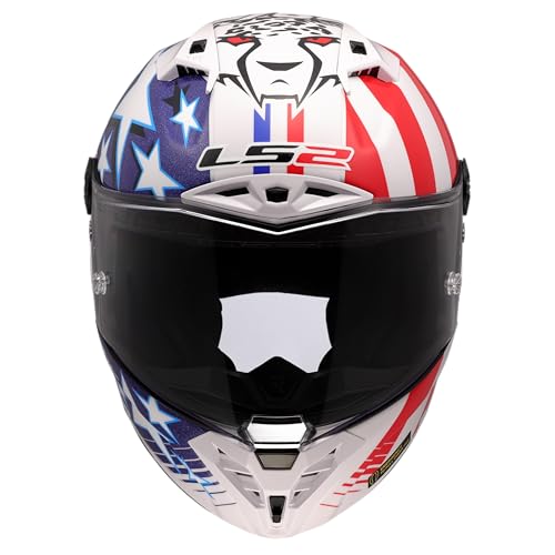 Casque LS2 Thunder GP Aero Replica BAZ XXL avec spoiler aérodynamique de course