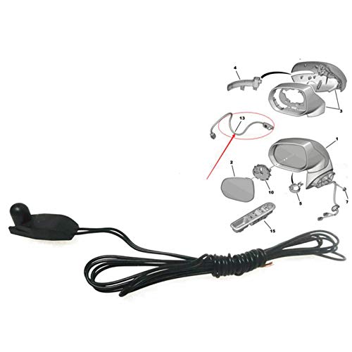 Homyl Sensor de temperatura do ar em trânsito, sensor de temperatura do ar externo do carro para Peu